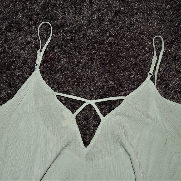 Cold Shoulder Crochet Detail Top - Picture 3 of 3